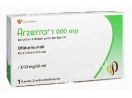 Арзерра / Arzerra (офатумумаб) конц. д/інф. 1000 мг у фл., GlaxoSmithKline, Велика Британія - фото 