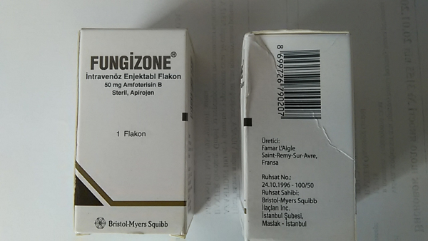 Амбізом / AmBisome (амфотерицин B) ліофілізат д/пригот. р-ну д/інф. 50 мг у фл., Gilead, США - фото