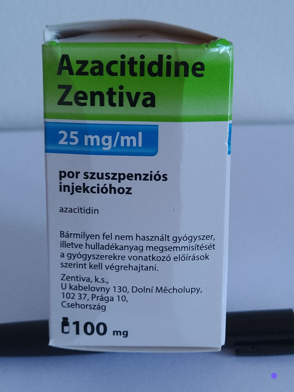  Азацитидин порошок д/пригот. сусп. д/ін. 100 мг у фл. (Чехія) - фото