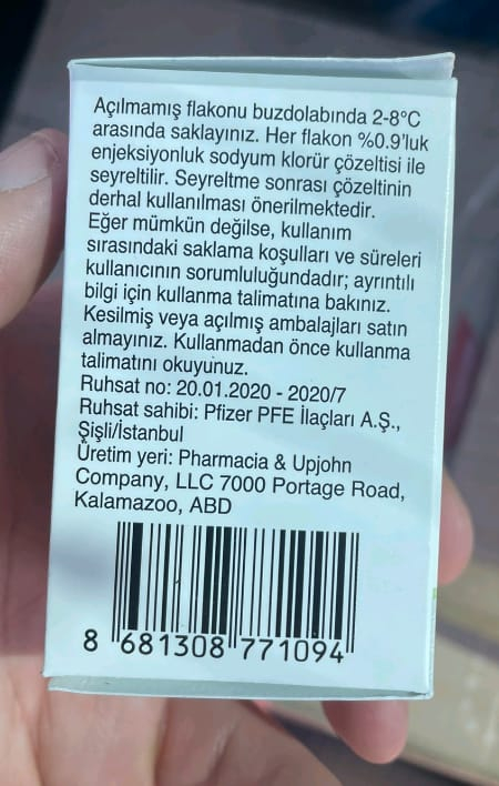 Зірабеф / Zirabev (бевацизумаб) конц. д/інф. 400 мг у фл., Pfizer, США - фото