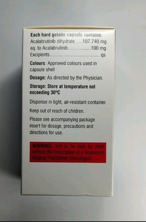 Калквенс / Calquence (акалабрутініб) табл. 100 мг №30, генерик, Індія - фото