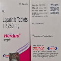 Тайверб / Tyverb (лапатиніб) табл. 250 мг №30, Індія - фото 