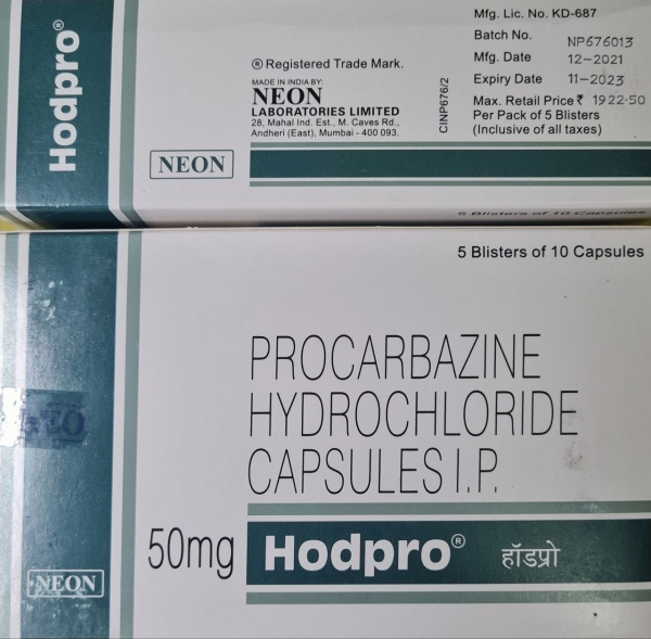 Натулан / Natulan (прокарбазин) табл. 50 мг №50, генерик, Індія - фото