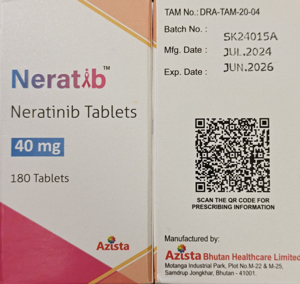 Нернікс / Nernix (нератиніб) табл. 40 мг №180, генерик - фото