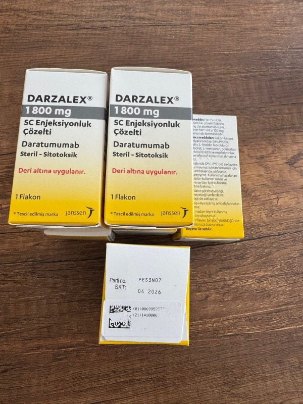Дарзалекс / DARZALEX (даратумумаб) р-н д/п/ш 1800 мг у фл. (Janssen) - фото