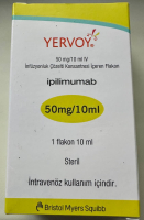 Єрвой / Yervoy (іпілімумаб) конц. д/інф. 50 мг/10 мл у фл., Bristol Myers Squibb - фото 