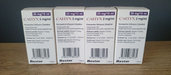 Келікс / Caelyx (доксорубіцин ліпосомальний пегільований) конц. д/інф. 2 мг/мл по 25 мл у фл. (50 мг у фл.), оригінал - фото 