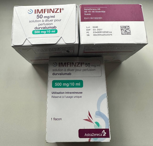 Імфінзі / Imfinzi (дурвалумаб) р-н д/інф. 50 мг/мл по 10 мл у фл. (500 мг у фл.) - фото