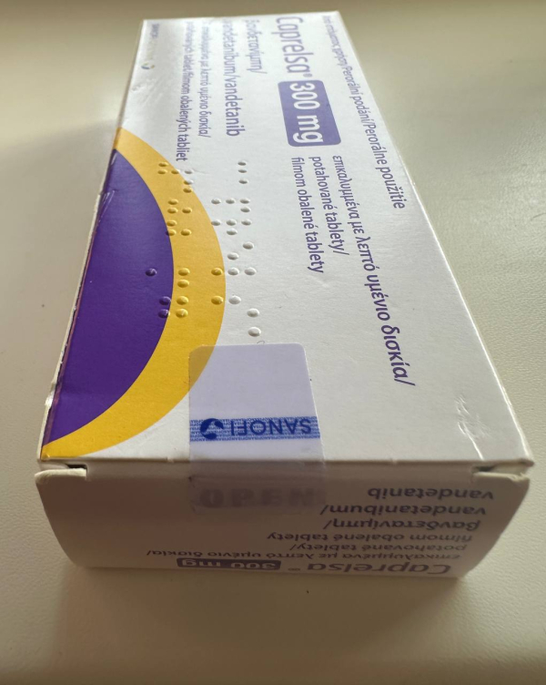 Капрелса / Caprelsa (вандетаніб) табл. 300 мг №30, Франція - photo