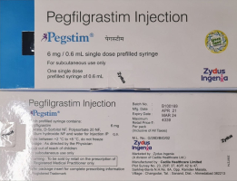 Нейпоген / Neupogen (філграстим) р-н д/п/ш 60 МО (600 мкг/0,5 мл); шприц №1, Індія - фото 