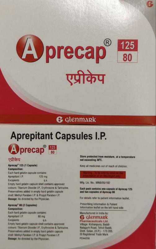 Єменд Emend (апрепітант, aprepitant) 3 капс.  - фото