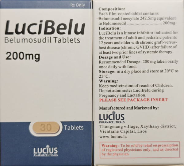 Резурок / Rezurock (belumosudil/беломосуділ) 200 mg 30 tab., Generic - фото