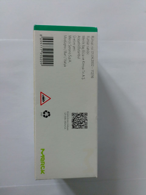 Ребиф, Rebif ( интерферон бета - 1а, interferon beta -1a) 44 mcg 12 шприцев, Merck, Italy  - фото