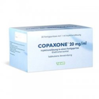 Копаксон / Copaxone (глатірамеру ацетат) р-н д/п/ш 20 мг; шприц №28, Teva, Ізраїль - фото 
