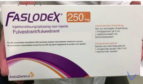 Фазлодекс / Faslodex (фулвестрант) р-н д/ін. 250 мг/5 мл; фл. №2, AstraZeneca - фото