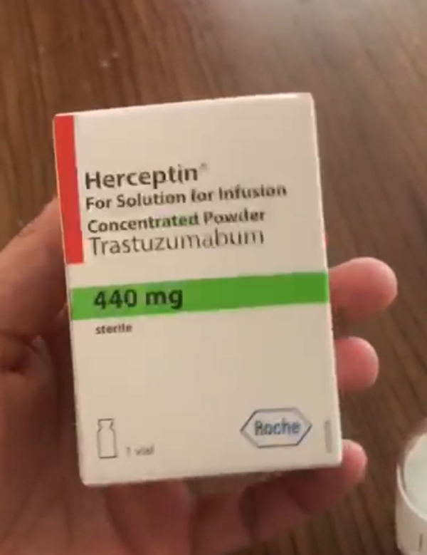 Герцептін / Herceptin (трастузумаб) порошок д/пригот. конц. д/інф. 440 мг у фл., Німеччина - фото