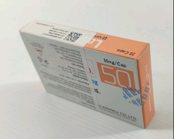 Ластет / Lastet (етопозид) капс. 50 мг №20, Kayaku, Японія - фото