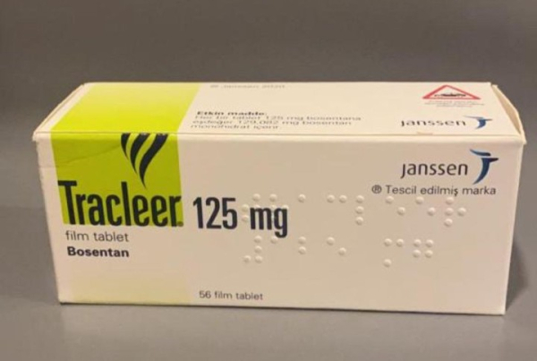 Zepahex / Zapanex / Tracleer (bosentan) 125 mg, 56 film-coated tablets, France - photo