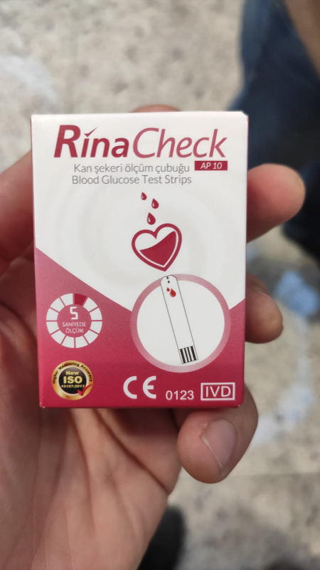 Тест-смужки Rina Check AP-10 №50 (діагностичні) - фото