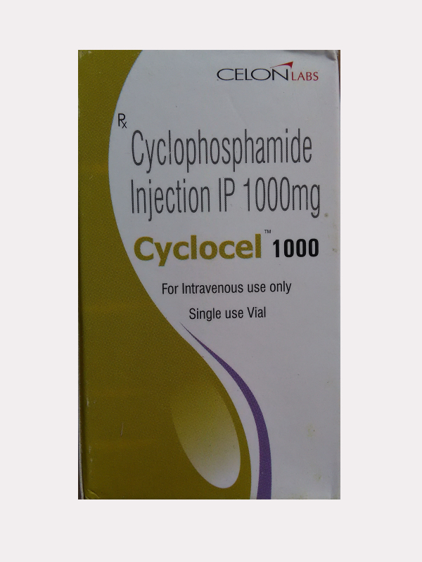 Циклофосфамід / Cyclophosphamide ліофілізат д/пригот. р-ну д/в/в 1 г у фл., Celon, Індія - фото