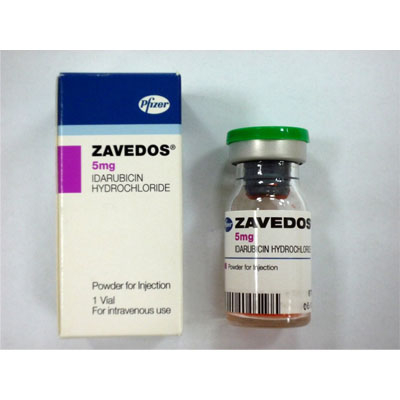 Заведос / Zavedos (ідарубіцин) р-н д/в/в 20 мг/20 мл у фл., Pfizer, США - фото